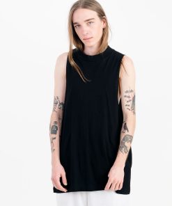 Alternative view of Jahr Marc London Sleeveless T-shirt with Extreme Dropped Armhole in Black