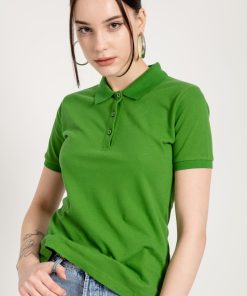 Alternative view of Jahr Marc London Polo Collared Slim Fit T-shirt in Green