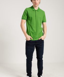 Alternative view of Jahr Marc London Polo Collared T-shirt in Green