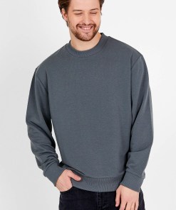 Alternative view of Jahr Marc London Basic Extreme Oversized Sweatshirt in Grey