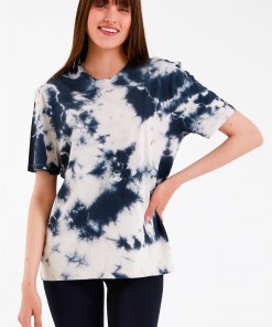 Alternative view of Jahr Marc London Tie Dyed Oversize T-shirt in Grey