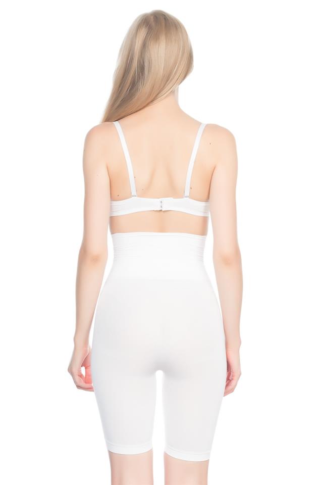 M,I Seamless Soft Body Shaper Shorts in White / Code 3200 - Dunipa / Дунипа
