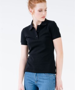 Alternative view of Jahr Marc London Classic Slim Fit Polo T-shirt in Black