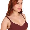 M,I 190B Padded Minimizer Tulle Bra in Burgundy