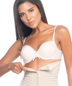 Alternative view of M,I 2026 Front Hook Tummy Shaper in Skin