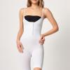 M,I 2093 Front Hook Open Breast Full Body Shaper in White