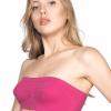 M,I Soft Seamless Strapless Bustier Bra in Plum / Code 4002