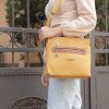 DSN 4979 Cross Body Bag in Mustard Tan