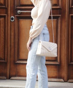 Alternative view of DSN 4992 Shoulder Bag in Beige