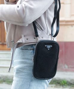 Alternative view of DSN 5952 Phone Bag in Black Bling