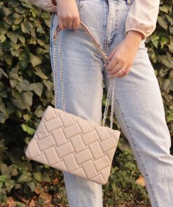 Alternative view of DSN 5934 Shoulder Bag in Beige