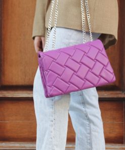 Alternative view of DSN 5934 Shoulder Bag in Purple