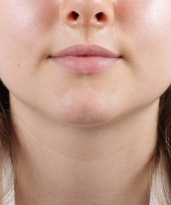 Alternative view of Dunipa ER1008 Silver Single Hoop Earring - Gold Colour