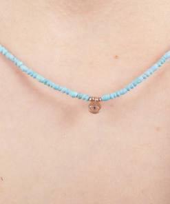 Alternative view of Dunipa NC1006 Natural Stone Necklace