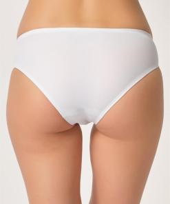 Alternative view of M,I Laser Cut Panties in White / Code  2803