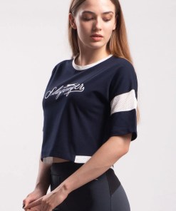 Alternative view of Slazenger Polsy T-shirt in Navy Blue