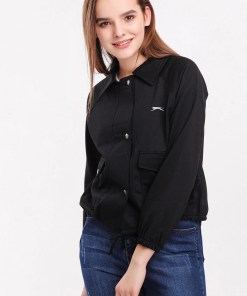 Alternative view of Slazenger MIYU Jacket & Sweatshirt in Black