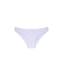 Alternative view of Merry's Secret Soft Textured Elastic Cotton Panties 3 Pack - White