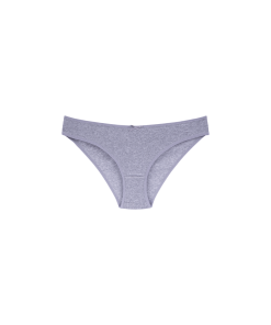 Alternative view of Merry's Secret Soft Textured Elastic Cotton Panties 3 Pack - Grey