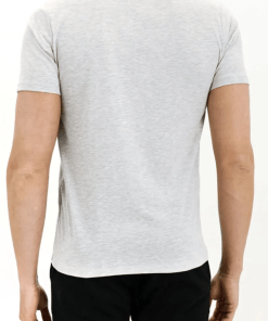 Alternative view of CNT V-Neck Cotton T-shirt - Grey