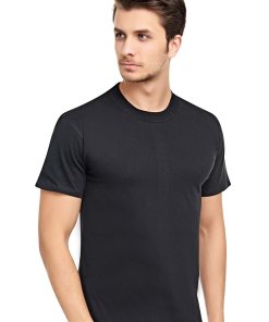 Cennetoglu Crew Neck Cotton T-shirt - Black