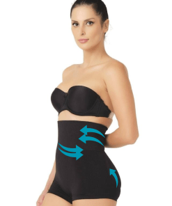 M,I Double Body Shaper Shorts in Black / Code 2022