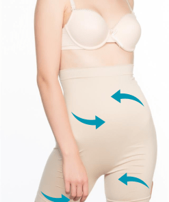 M,I Hip Lifter Body Shaper Shorts in Skin / Code 2063