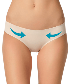 M,I Laser-Cut Shaper Panties in Skin / Code 2701