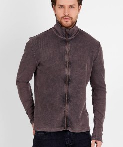 Alternative view of Jahr Marc London London Jacket in Brown with Zip Fastening in Brown