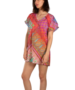 Alternative view of AKER Colorful Cotton Tunic Pareo, Mixed