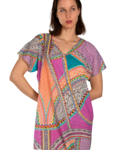 Alternative view of AKER Colorful Cotton Tunic Pareo, Mixed