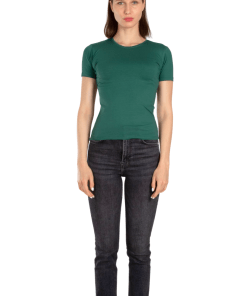 Alternative view of Arancia Crew Neck Short Sleeve Shirt Top, Green