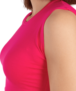 Alternative view of Arancia Sleeveless Shirt Top, Fuchsia