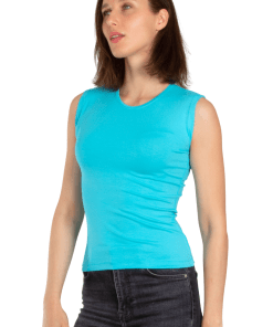 Alternative view of Arancia Sleeveless Shirt Top, Turqouise
