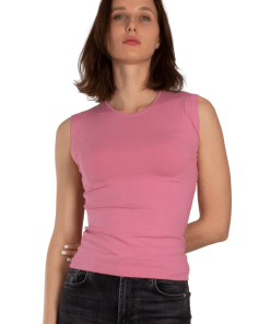 Alternative view of Arancia Sleeveless Shirt Top, Dusty Rose