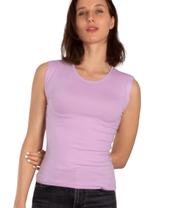 Alternative view of Arancia Sleeveless Shirt Top, Lilac