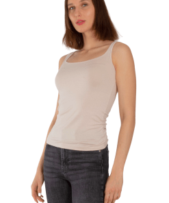 Alternative view of Arancia Thin Strap Top, Beige