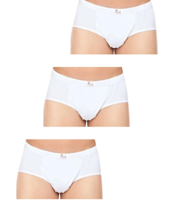 Alternative view of Cennetoglu Briefs 3 Pack Cotton - White