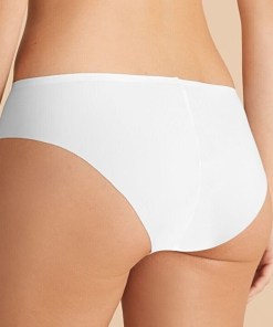 Alternative view of Merry's Secret Laser Cut High Waist Panties 3 Pack - White
