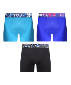 Alternative view of The Praia Casino Premimum Cotton Boxer Shorts 3 Pack