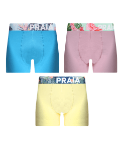 Alternative view of The Praia Exotic Premimum Cotton Boxer Shorts 3 Pack