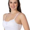 M,I Modal Cotton Padded Bustier Bra in White / Code 1423