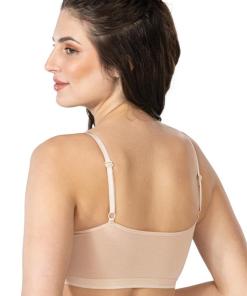 Alternative view of M,I Modal Cotton Padded Bustier Bra in Skin / Code 1423