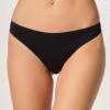 M,I Laser-Cut High Thong in Black / Code 2802