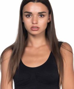 Alternative view of M,I Padded Seamless Bra in Black / Code 4021