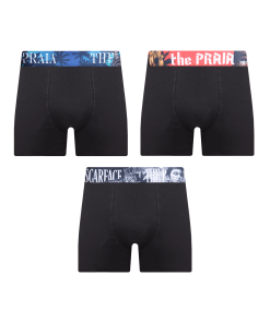Alternative view of The Praia Scarface Premimum Cotton Boxer Shorts 3 Pack