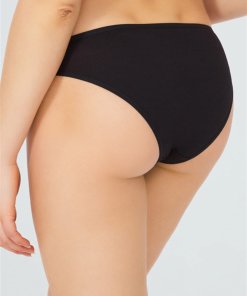 Alternative view of Cottonhill Comfortable Cotton Panty - Black