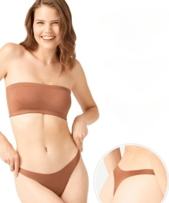 Cottonhill Laser Cut, Coffee Colors Tanga - Cappucino Brown