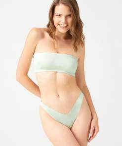 Alternative view of Cottonhill Laser Cut, Pastel Colors Brazilian Panties - 3 Pieces Set