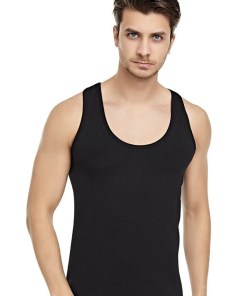 Alternative view of CNT Sports Cotton Singlet - Black